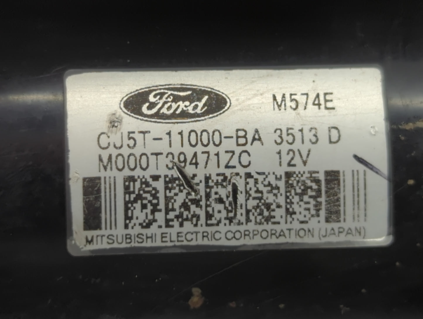 2013-2016 Ford Fusion Car Starter Motor Solenoid OEM P/N:M000T39471ZC CJ5T-11000-BA Fits Fits 2013 2014 2015 2016 OEM Used A
