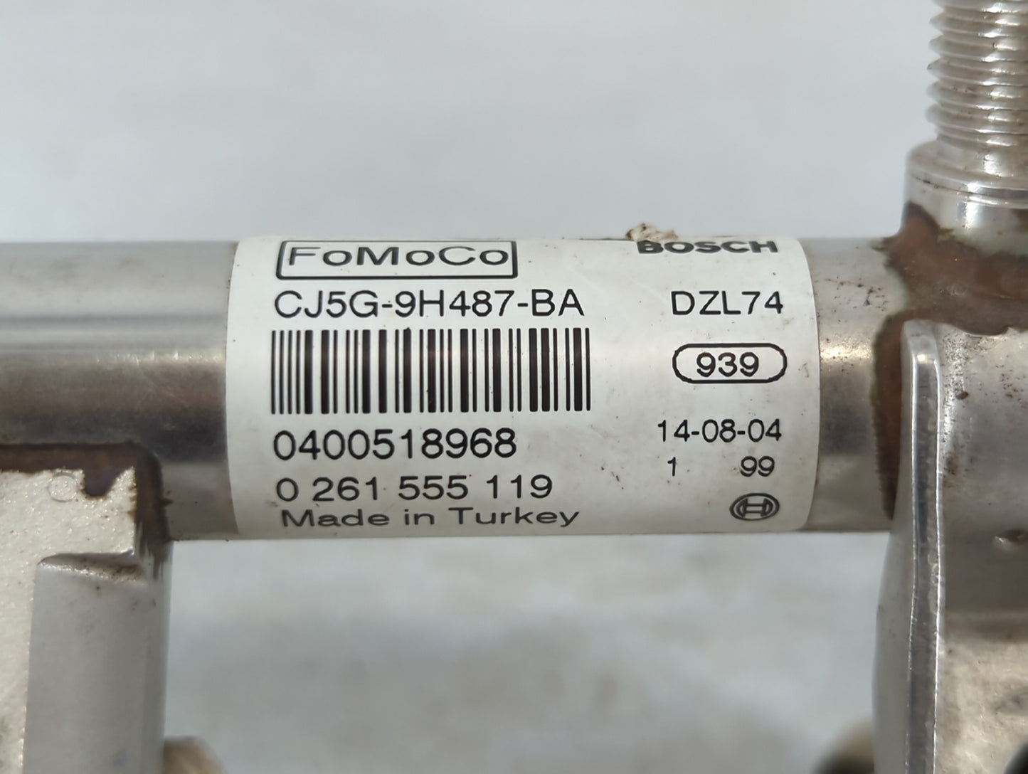 2014 Ford Fusion Fuel Injectors P/N:CJ5G-9H487-BA Fits OEM Used Auto Parts - Oemusedautoparts1.com