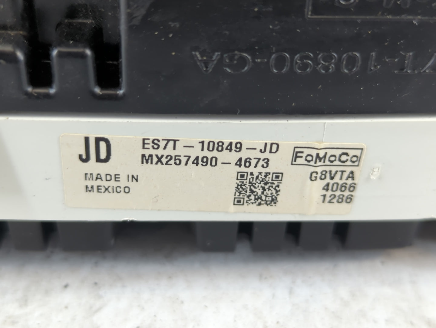 2014 Ford Fusion Instrument Cluster Speedometer Gauges P/N:ES7T-10849-JD Fits OEM Used Auto Parts - Oemusedautoparts1.com