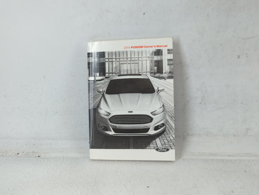 2014 Ford Fusion Owners Manual Book Guide P/N:EE5J19A321 AA OEM Used Auto Parts