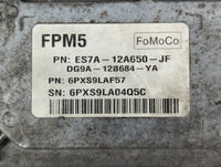 2014-2016 Ford Fusion PCM Engine Control Computer ECU ECM PCU OEM P/N:ES7A-12A650-JF Fits Fits 2014 2015 2016 OEM Used Auto 