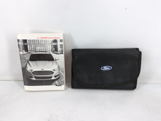 2014 Ford Fusion Owners Manual Book Guide P/N:EE5J 19A321 AB OEM Used Auto Parts - Oemusedautoparts1.com