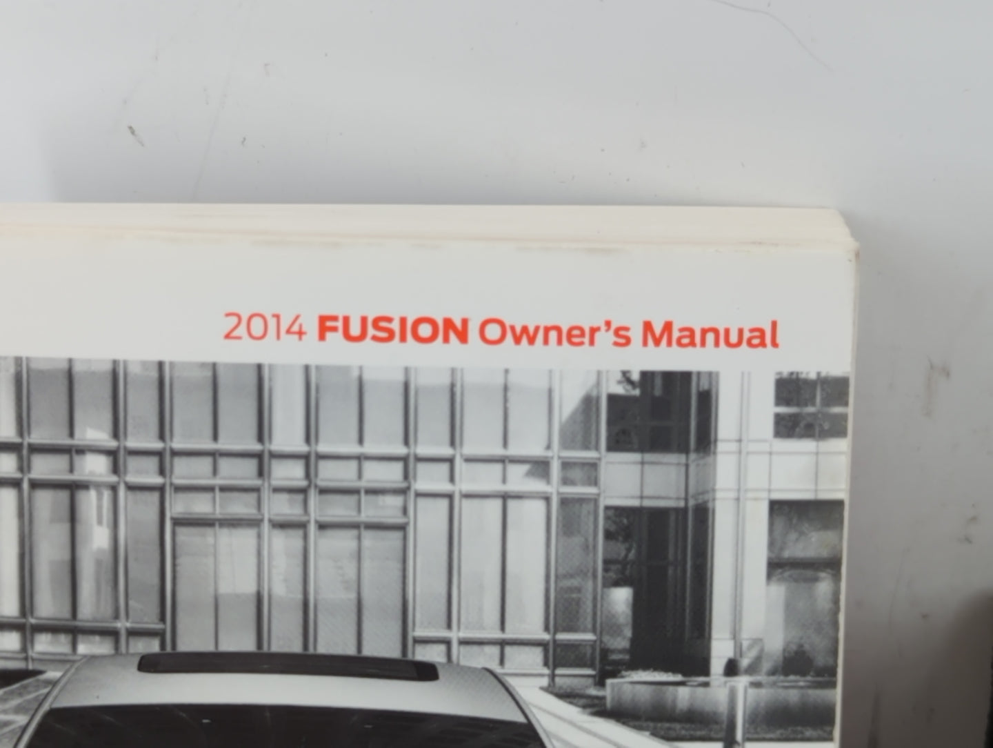 2014 Ford Fusion Owners Manual Book Guide P/N:EE5J 19A321 AB OEM Used Auto Parts - Oemusedautoparts1.com