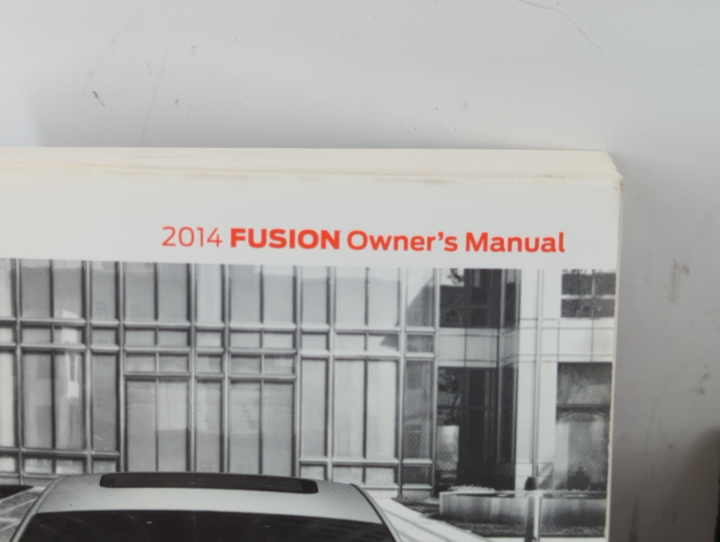 2014 Ford Fusion Owners Manual Book Guide P/N:EE5J 19A321 AB OEM Used Auto Parts - Oemusedautoparts1.com