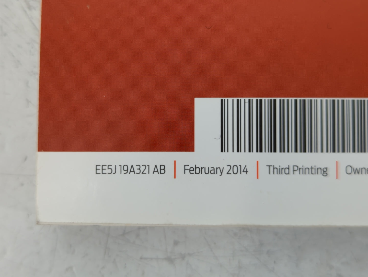 2014 Ford Fusion Owners Manual Book Guide P/N:EE5J 19A321 AB OEM Used Auto Parts - Oemusedautoparts1.com