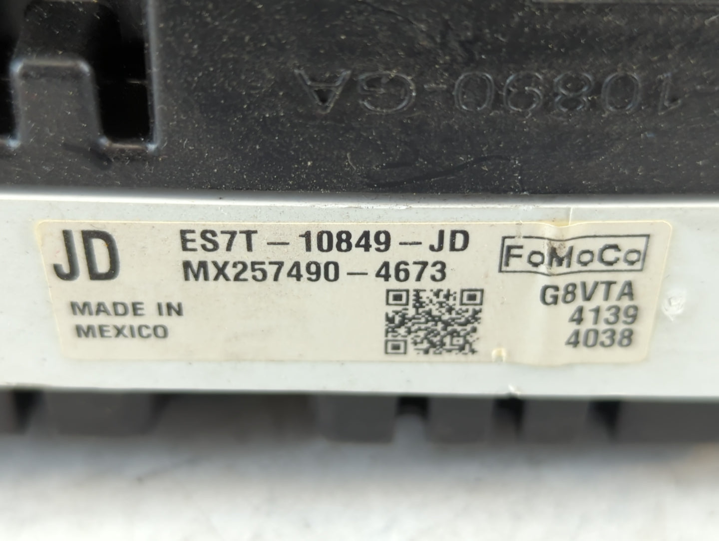2014 Ford Fusion Instrument Cluster Speedometer Gauges P/N:ES7T-10849-JD Fits OEM Used Auto Parts - Oemusedautoparts1.com