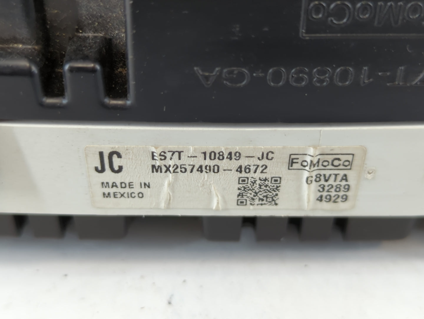 2014 Ford Fusion Instrument Cluster Speedometer Gauges P/N:MX257490-4672 ES7T-10849-JC Fits OEM Used Auto Parts - Oemusedaut