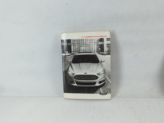 2014 Ford Fusion Owners Manual Book Guide P/N:EE5J 19A321 AA OEM Used Auto Parts