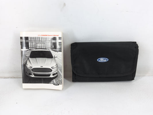 2014 Ford Fusion Owners Manual Book Guide P/N:EE5J 19A321 AB OEM Used Auto Parts - Oemusedautoparts1.com