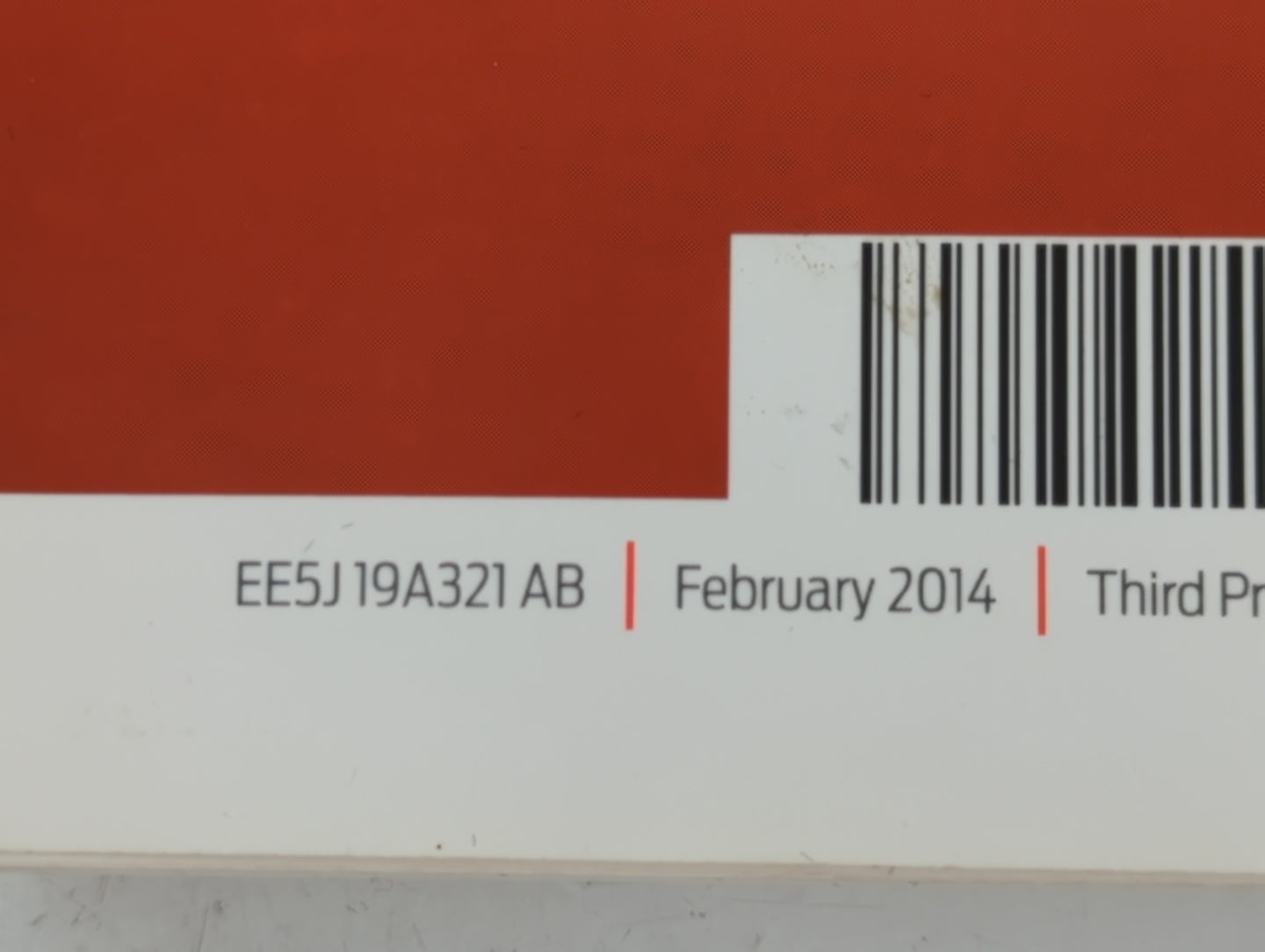 2014 Ford Fusion Owners Manual Book Guide P/N:EE5J 19A321 AB OEM Used Auto Parts - Oemusedautoparts1.com