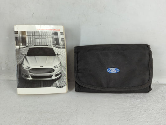2014 Ford Fusion Owners Manual Book Guide P/N:EE5J 19A321 AB OEM Used Auto Parts - Oemusedautoparts1.com