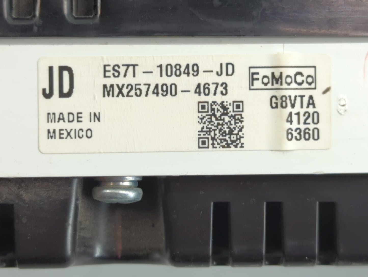2014 Ford Fusion Instrument Cluster Speedometer Gauges P/N:ES7T-10849-JD Fits OEM Used Auto Parts - Oemusedautoparts1.com