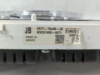 2014 Ford Fusion Instrument Cluster Speedometer Gauges P/N:ES7T-10849-JB Fits OEM Used Auto Parts - Oemusedautoparts1.com