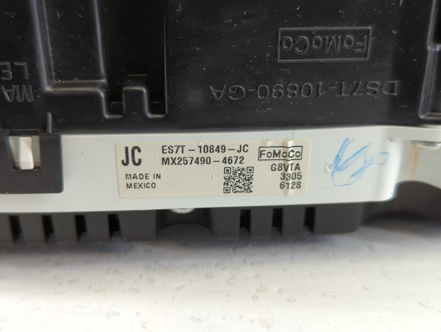 2014 Ford Fusion Instrument Cluster Speedometer Gauges P/N:ES7T-10849-JC Fits OEM Used Auto Parts - Oemusedautoparts1.com