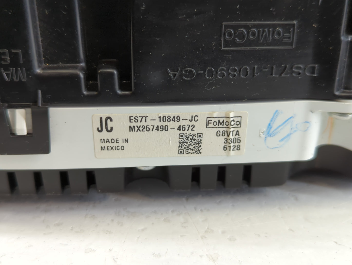 2014 Ford Fusion Instrument Cluster Speedometer Gauges P/N:ES7T-10849-JC Fits OEM Used Auto Parts - Oemusedautoparts1.com