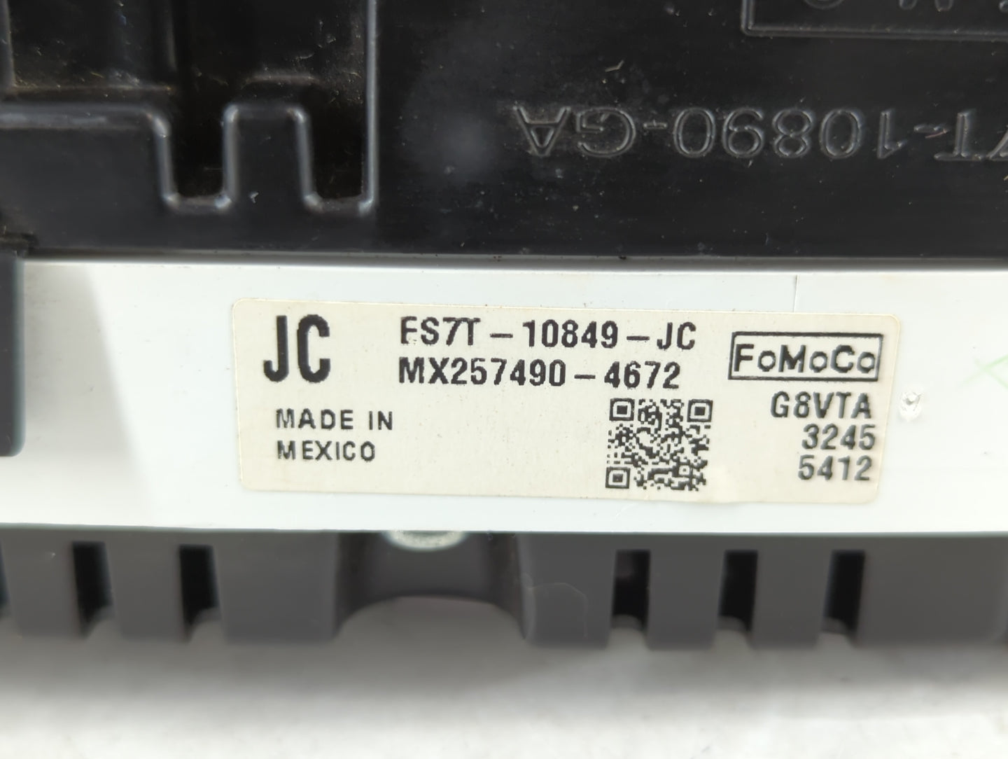 2014-2015 Ford Fusion Instrument Cluster Speedometer Gauges P/N:FS7T-10849-JC Fits Fits 2014 2015 OEM Used Auto Parts - Oemu