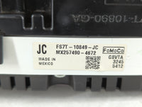 2014-2015 Ford Fusion Instrument Cluster Speedometer Gauges P/N:FS7T-10849-JC Fits Fits 2014 2015 OEM Used Auto Parts - Oemu