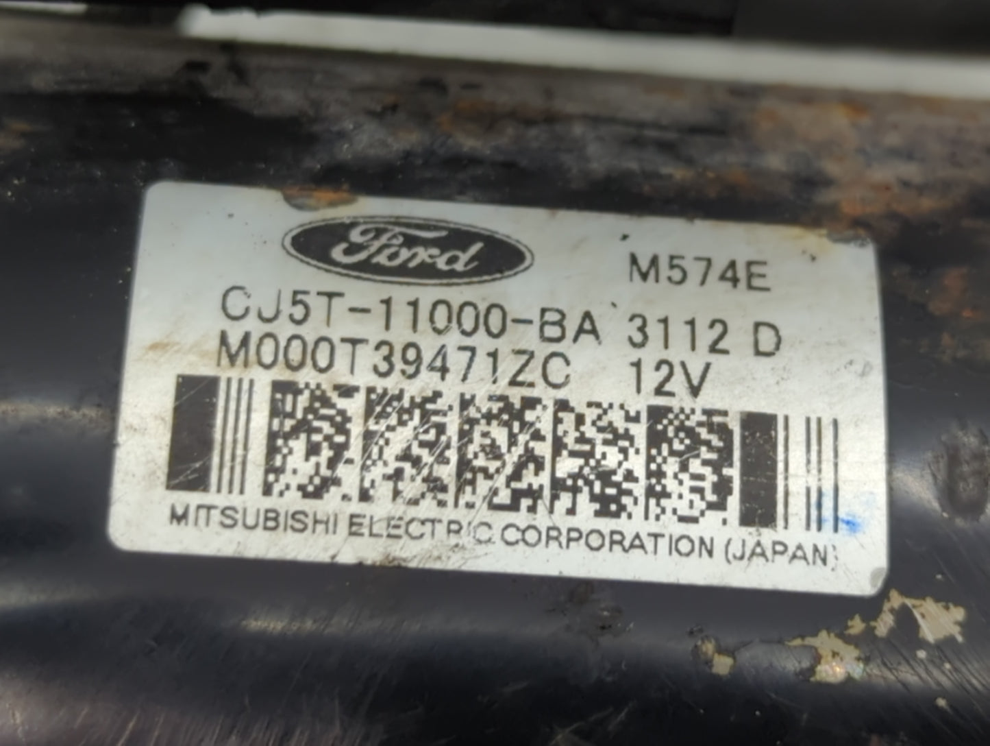2013-2016 Ford Fusion Car Starter Motor Solenoid OEM P/N:M000T39471ZC CJ5T-11000-BA Fits Fits 2013 2014 2015 2016 OEM Used A