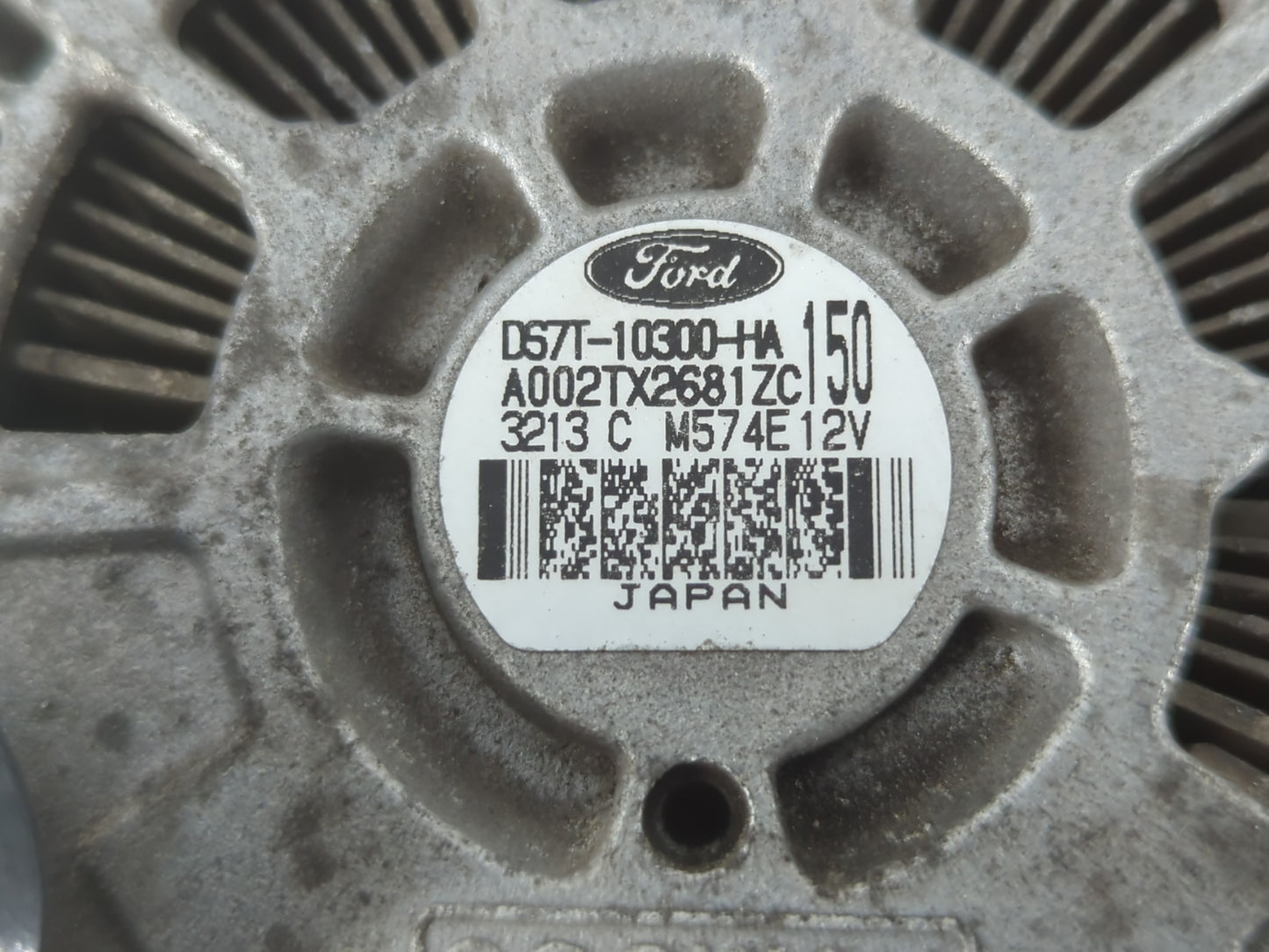 2013-2020 Ford Fusion Alternator Replacement Generator Charging Assembly Engine OEM P/N:A002TX2681ZC DS7T-10300-HA Fits OEM 