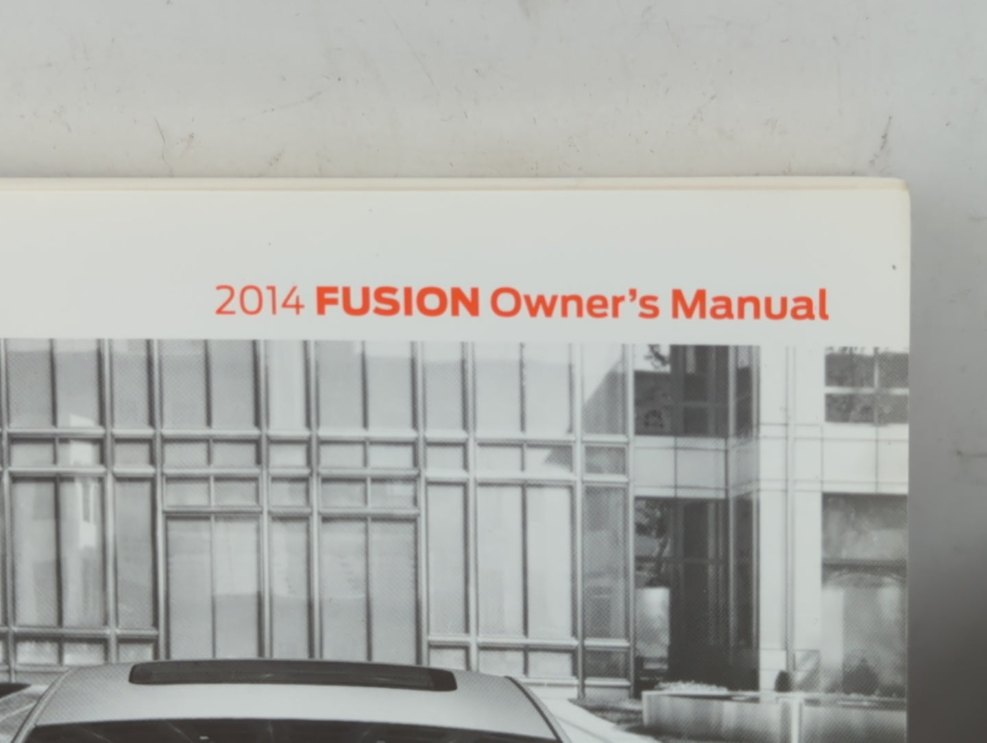 2014 Ford Fusion Owners Manual Book Guide P/N:EE5J19A321 AA OEM Used Auto Parts - Oemusedautoparts1.com