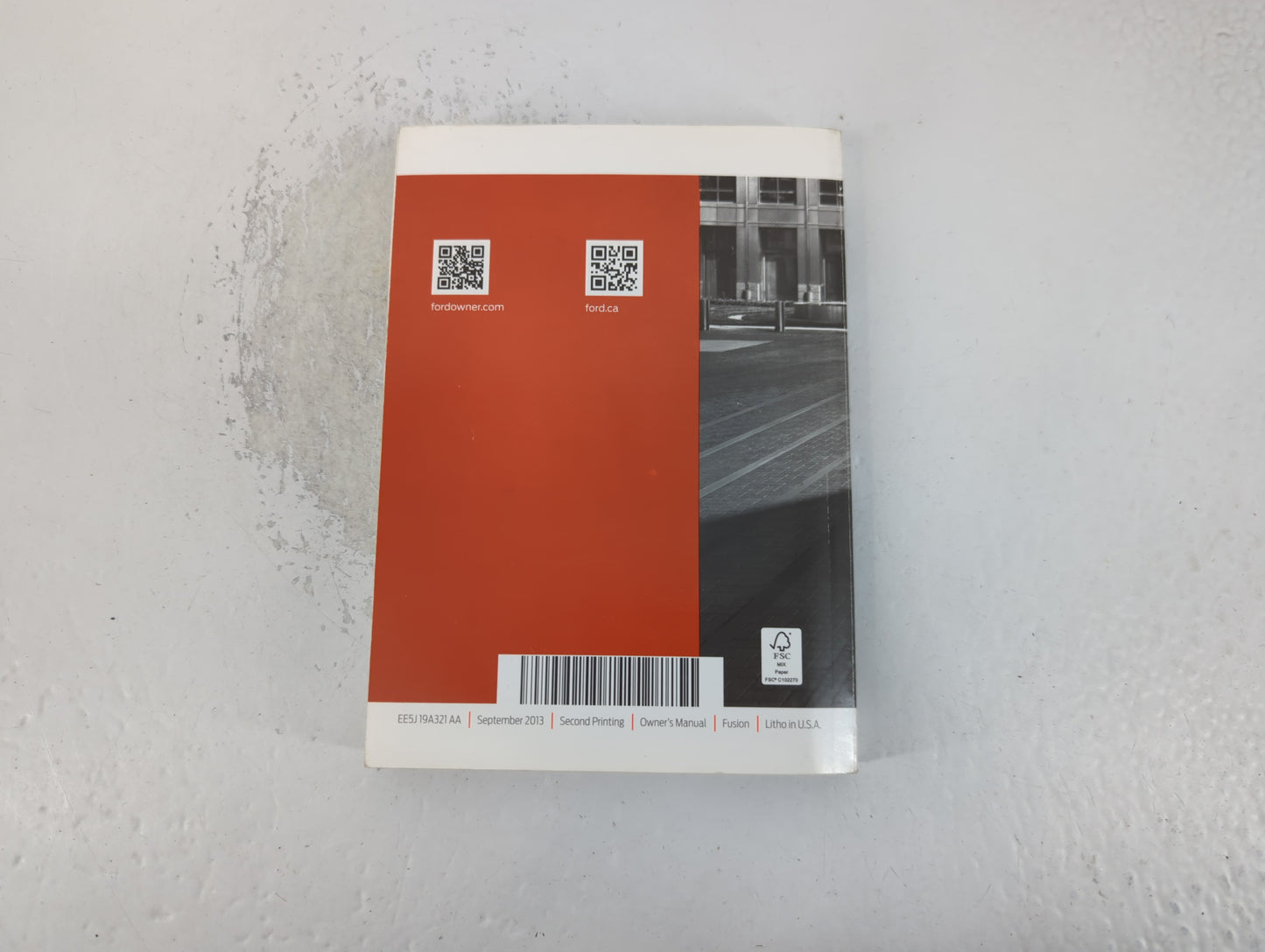 2014 Ford Fusion Owners Manual Book Guide P/N:EE5J19A321 AA OEM Used Auto Parts - Oemusedautoparts1.com