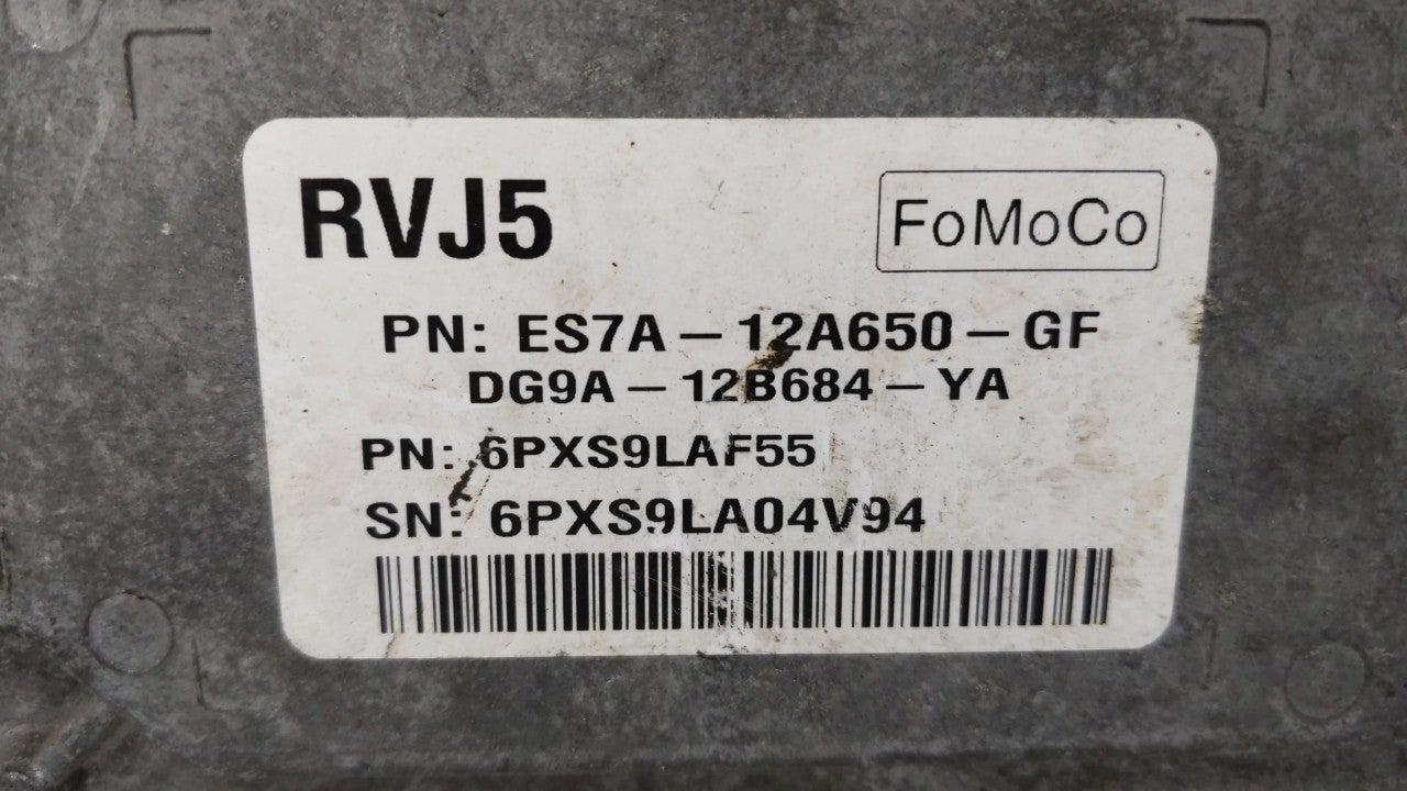 2014-2016 Ford Fusion PCM Engine Control Computer ECU ECM PCU OEM P/N:GS7A-12A650-UA ES7A-12A650-JF Fits Fits 2014 2015 2016