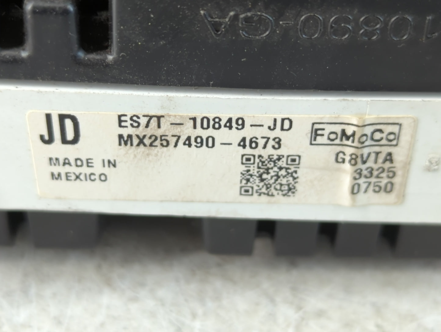 2014 Ford Fusion Instrument Cluster Speedometer Gauges P/N:ES7T-10849-JD Fits OEM Used Auto Parts - Oemusedautoparts1.com