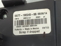 2014-2015 Ford Fusion Radio AM FM Cd Player Receiver Replacement P/N:ES7T-18E245-SB Fits Fits 2014 2015 OEM Used Auto Parts 