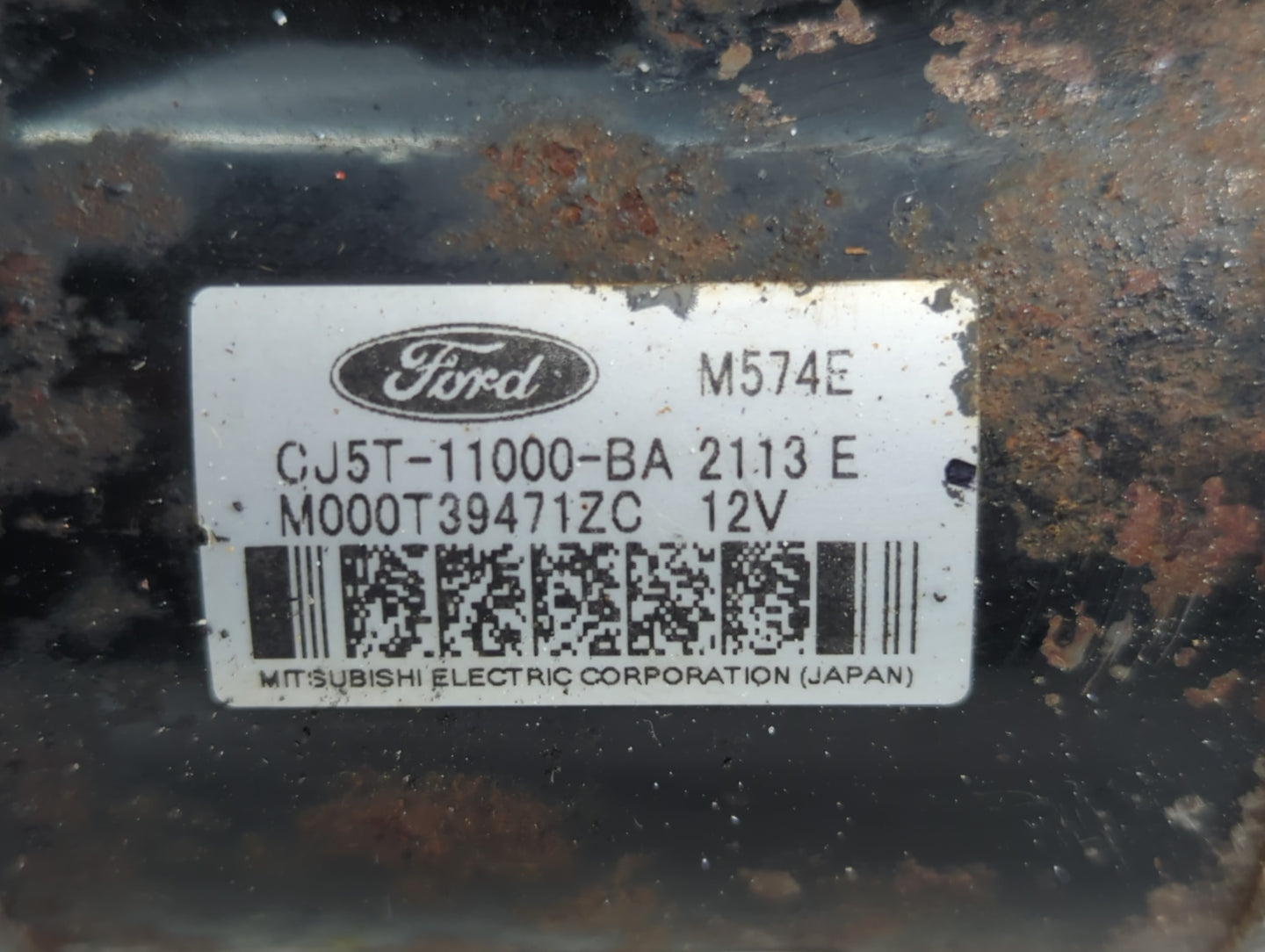 2013-2016 Ford Fusion Car Starter Motor Solenoid OEM P/N:CJ5T-11000-BA Fits Fits 2013 2014 2015 2016 OEM Used Auto Parts - O
