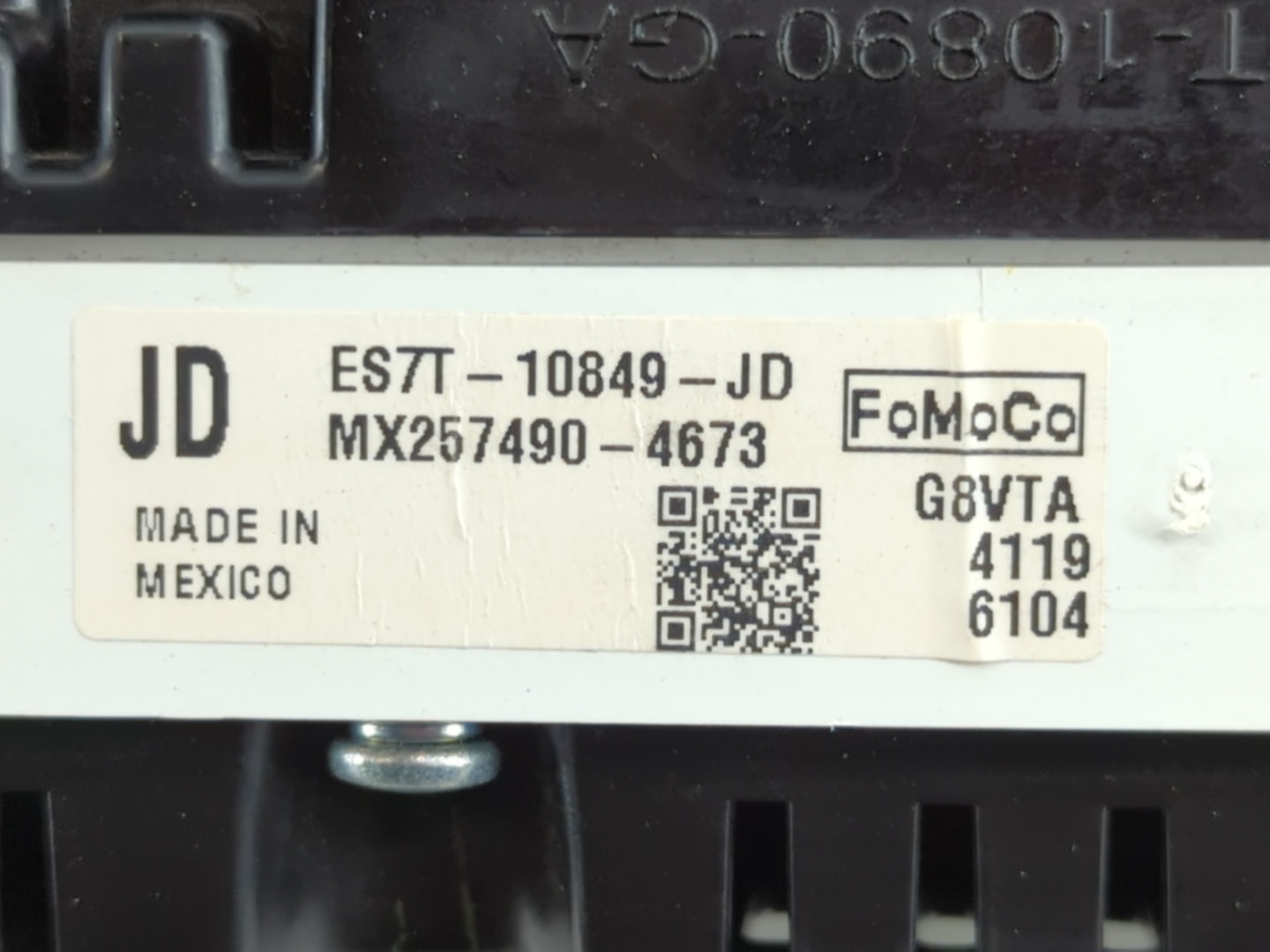 2014 Ford Fusion Instrument Cluster Speedometer Gauges P/N:ES7T-10849-JD Fits OEM Used Auto Parts - Oemusedautoparts1.com