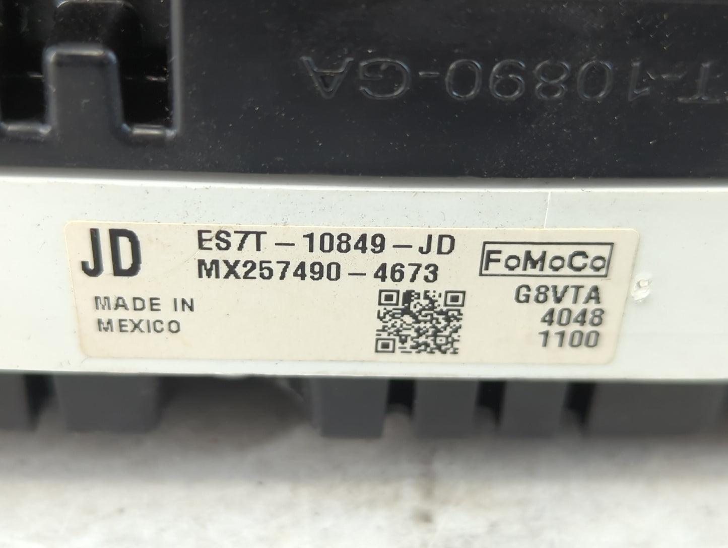 2014 Ford Fusion Instrument Cluster Speedometer Gauges P/N:ES7T-10849-JD Fits OEM Used Auto Parts - Oemusedautoparts1.com