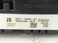 2014 Ford Fusion Instrument Cluster Speedometer Gauges P/N:ES7T-10849-JD Fits OEM Used Auto Parts - Oemusedautoparts1.com