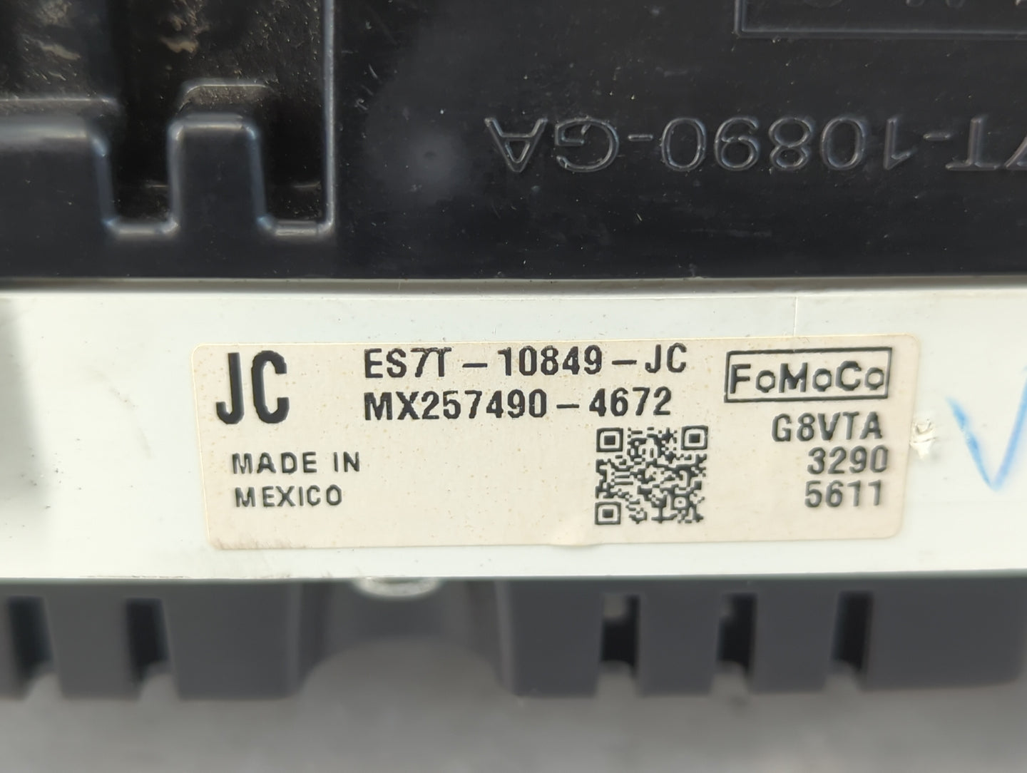 2014 Ford Fusion Instrument Cluster Speedometer Gauges P/N:ES7T-10849-JC Fits OEM Used Auto Parts - Oemusedautoparts1.com