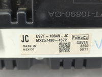 2014 Ford Fusion Instrument Cluster Speedometer Gauges P/N:ES7T-10849-JC Fits OEM Used Auto Parts - Oemusedautoparts1.com