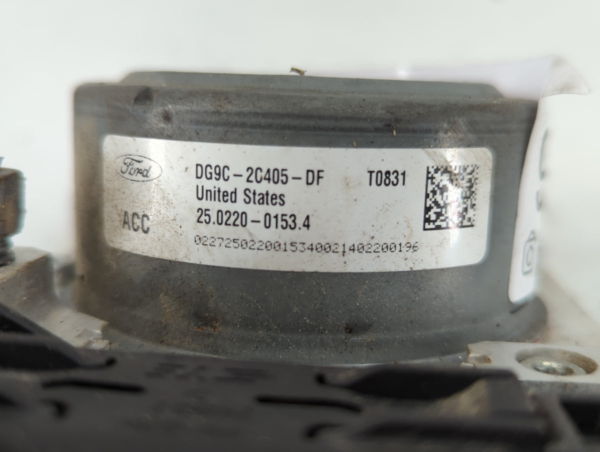 2014-2016 Ford Fusion Anti-Lock Brake ABS Pump Module Actuator OEM P/N:DG9C-2C405-DF Fits Fits 2014 2015 2016 OEM Used Auto 