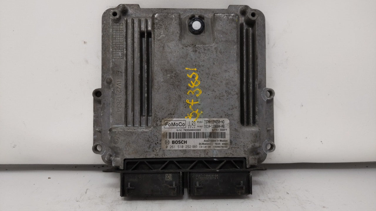 2014 Ford Fusion PCM Engine Control Computer ECU ECM PCU OEM P/N:ES7A-12A650-MD,ES7A-12A650-ND ES7A-12A650-MD Fits OEM Used 