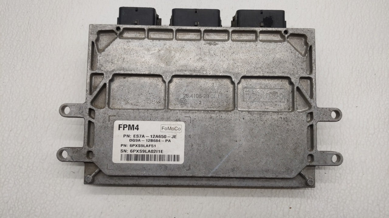 2014 Ford Fusion PCM Engine Control Computer ECU ECM PCU OEM P/N:ES7A-12A650-GF ES7A-12A650-JF, DG9A-12B684-YA Fits Fits 201