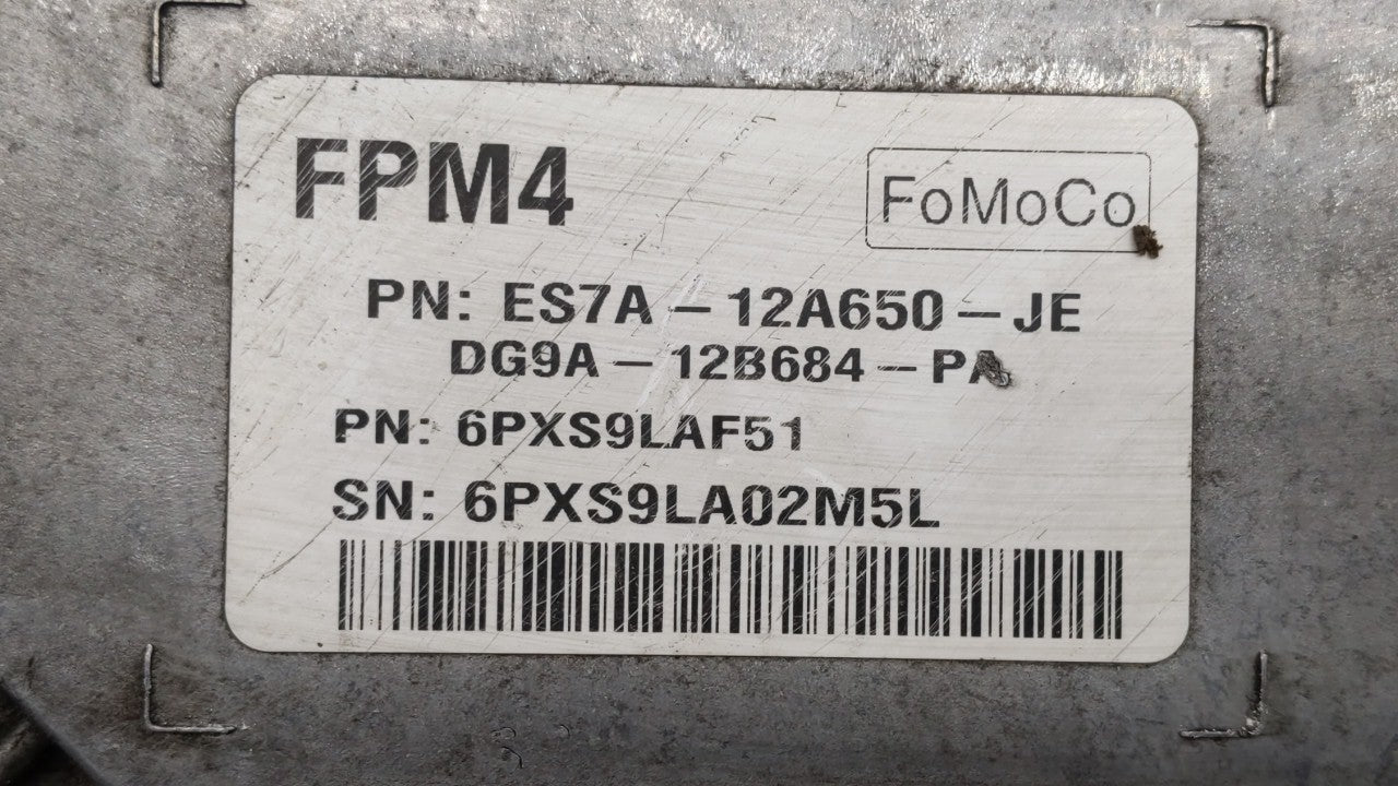 2014 Ford Fusion PCM Engine Control Computer ECU ECM PCU OEM P/N:GS7A-12A650-XB ES7A-12A650-GF, ES7A-12A650-JF Fits Fits 201