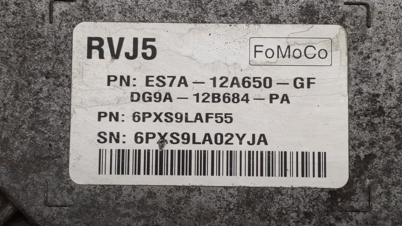 2014 Ford Fusion PCM Engine Control Computer ECU ECM PCU OEM P/N:GS7A-12A650-XB ES7A-12A650-GF, ES7A-12A650-JF Fits Fits 201