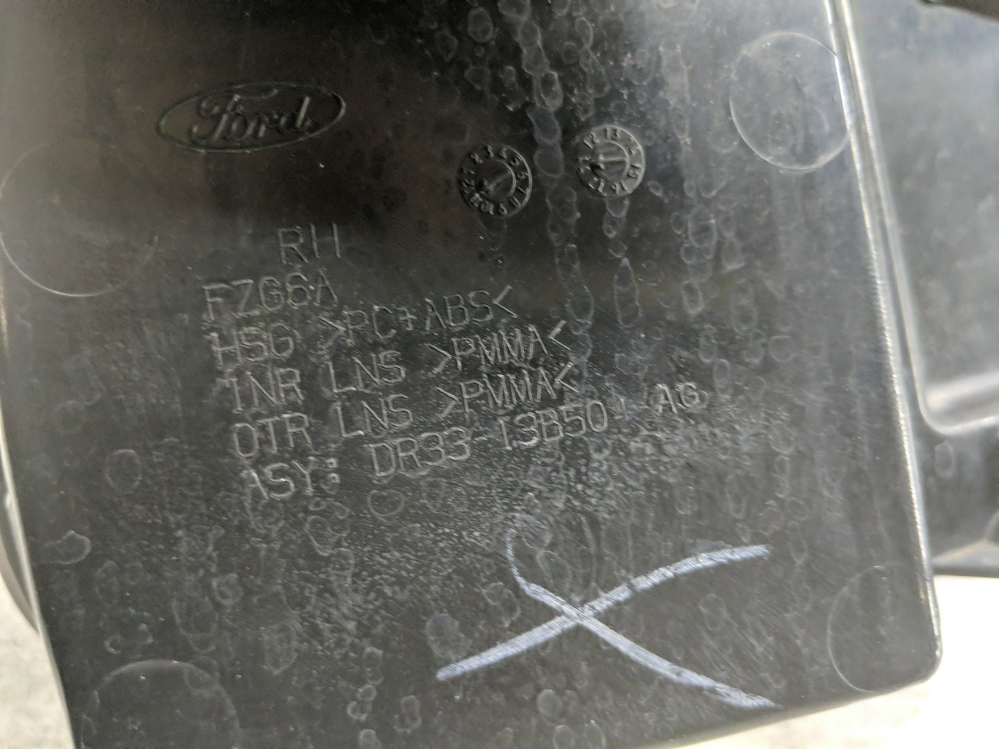 2013-2014 Ford Mustang Tail Light Assembly Passenger Right OEM Fits Fits 2013 2014 OEM Used Auto Parts - Oemusedautoparts1.c