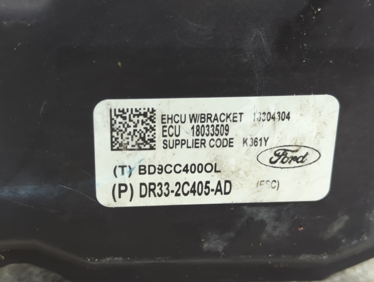 2013-2014 Ford Mustang ABS Pump Control Module Replacement P/N:DR33-2C405-AD Fits Fits 2013 2014 OEM Used Auto Parts - Oemus
