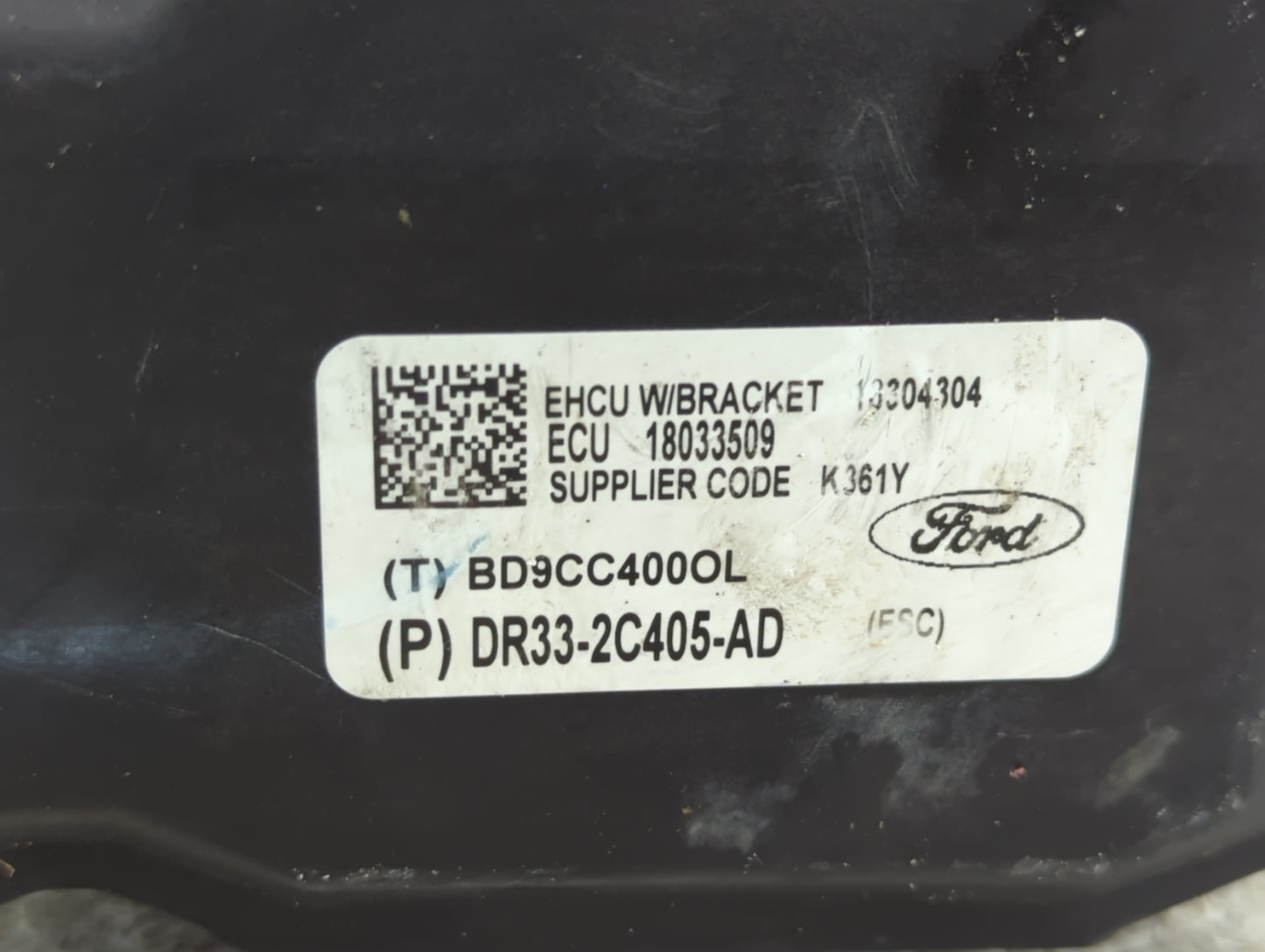 2013-2014 Ford Mustang ABS Pump Control Module Replacement P/N:DR33-2C405-AD Fits Fits 2013 2014 OEM Used Auto Parts - Oemus