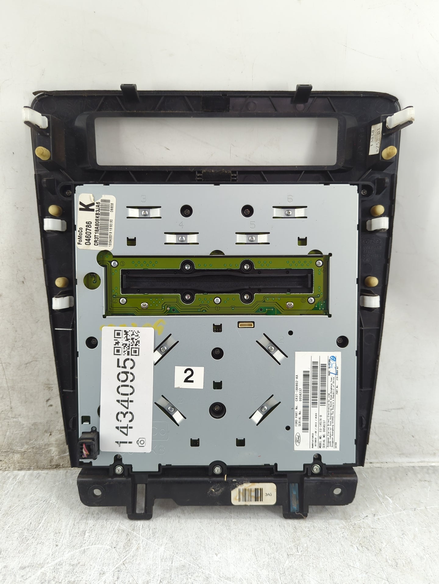 2014 Ford Mustang Radio AM FM Cd Player Receiver Replacement P/N:CR3T-18A806-KB3JA6 CR3T-18A802-KA, EJ-1457/A-B Fits OEM Use
