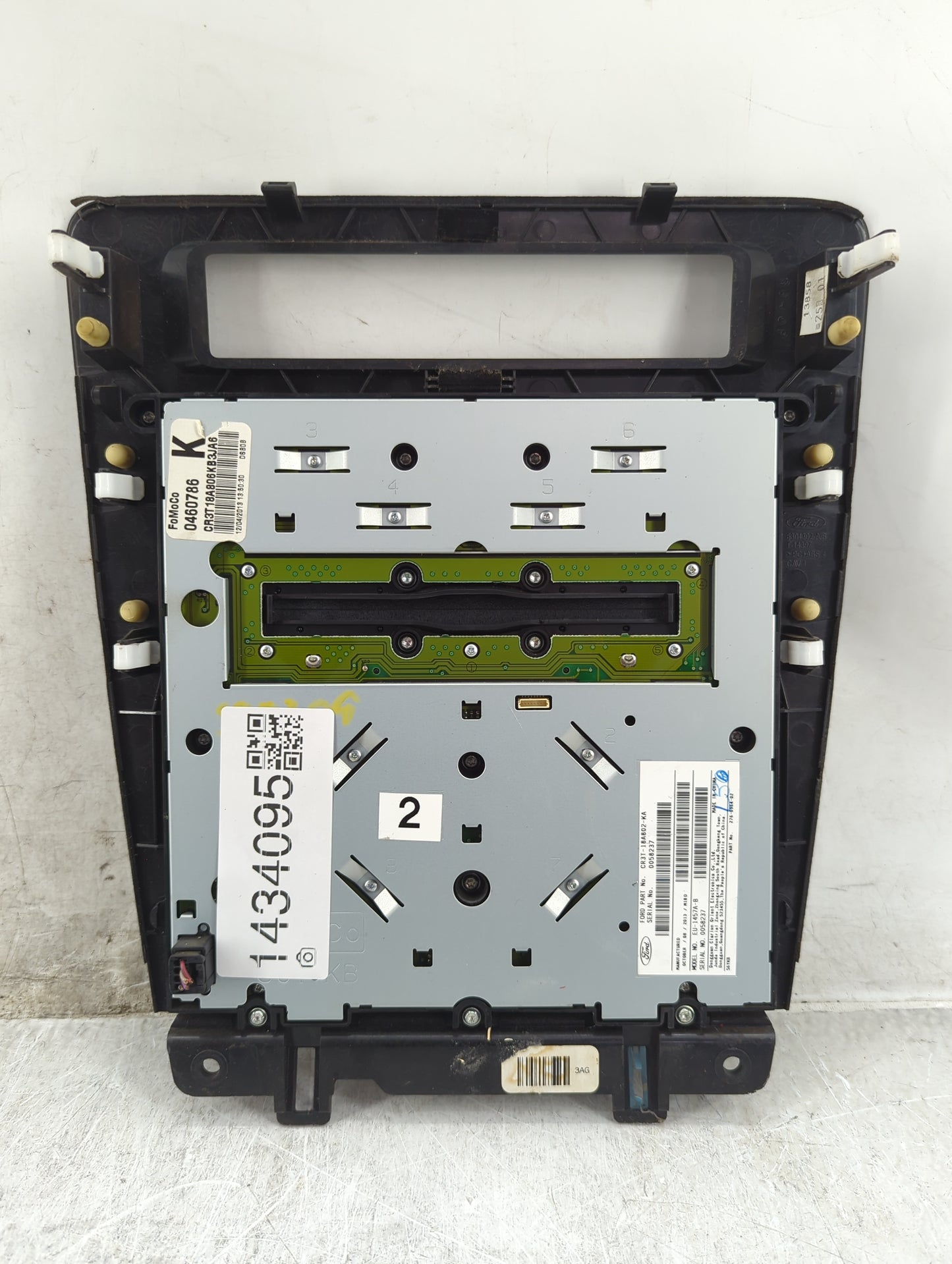 2014 Ford Mustang Radio AM FM Cd Player Receiver Replacement P/N:CR3T-18A806-KB3JA6 CR3T-18A802-KA, EJ-1457/A-B Fits OEM Use