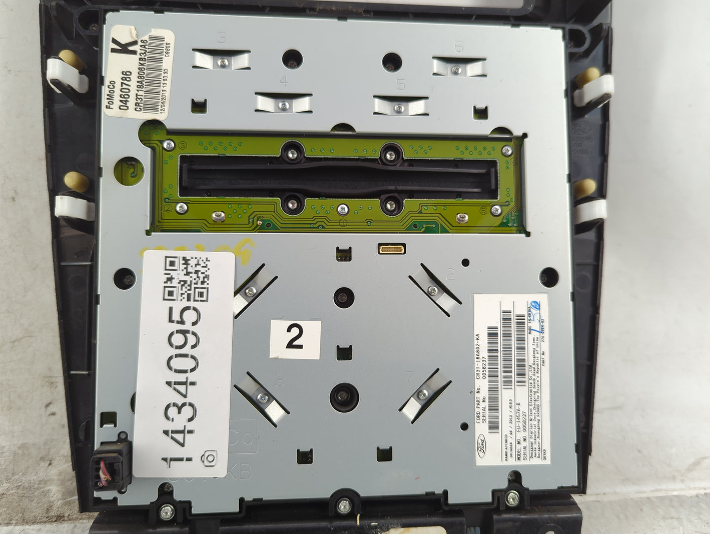 2014 Ford Mustang Radio AM FM Cd Player Receiver Replacement P/N:CR3T-18A806-KB3JA6 CR3T-18A802-KA, EJ-1457/A-B Fits OEM Use