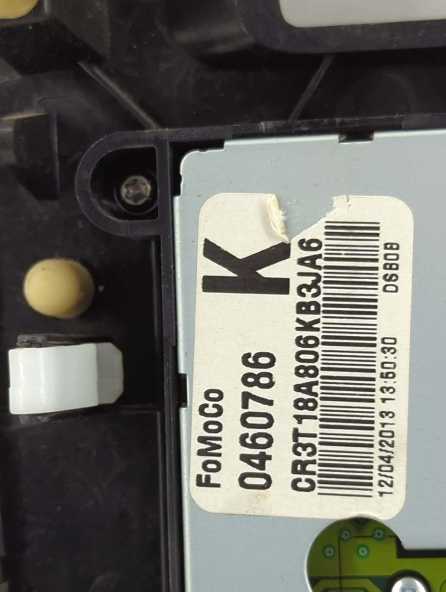 2014 Ford Mustang Radio AM FM Cd Player Receiver Replacement P/N:CR3T-18A806-KB3JA6 CR3T-18A802-KA, EJ-1457/A-B Fits OEM Use