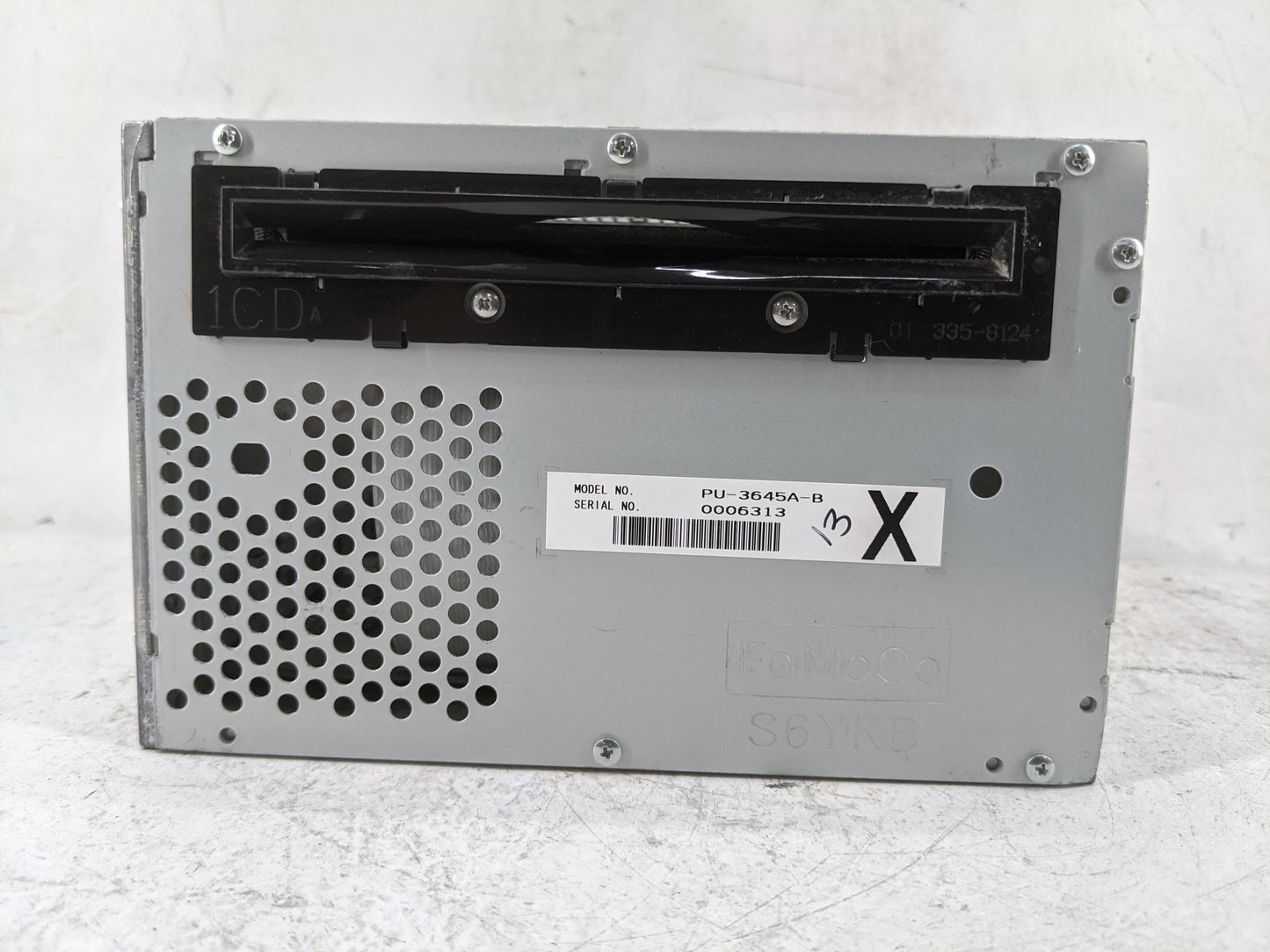2014 Ford Mustang Radio AM FM Cd Player Receiver Replacement P/N:PU-3645A-B ER3T-19C107-CB Fits OEM Used Auto Parts - Oemuse