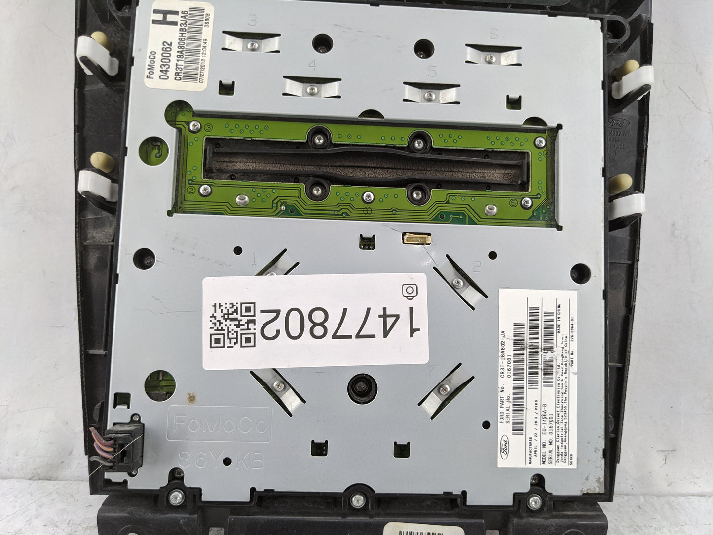 2011-2014 Ford Mustang Radio Control Panel 1477802 - Oemusedautoparts1.com