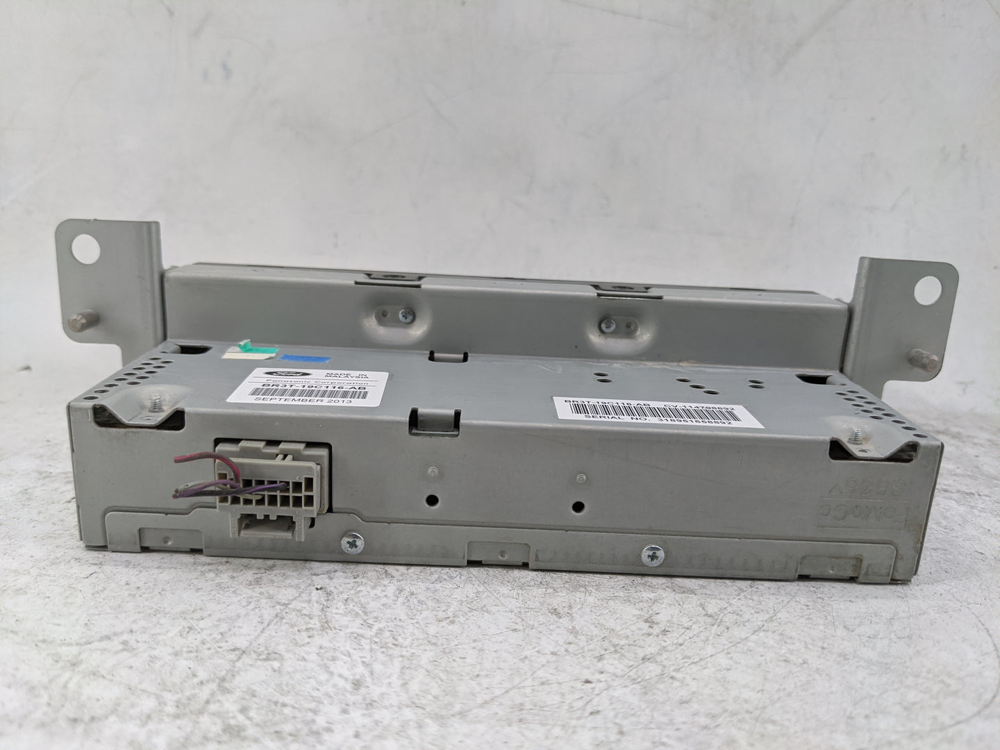 2011-2014 Ford Mustang Radio AM FM Cd Player Receiver Replacement P/N:BR3T-19C116-AB Fits Fits 2011 2012 2013 2014 OEM Used 