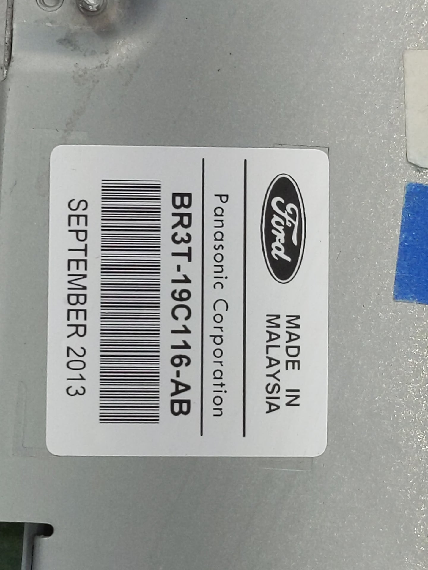 2011-2014 Ford Mustang Radio AM FM Cd Player Receiver Replacement P/N:BR3T-19C116-AB Fits Fits 2011 2012 2013 2014 OEM Used 